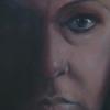 'SEER' (DETAIL) OIL ON BOARD 74X79 £480