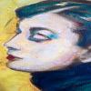 'SPRING' (DETAIL) OIL ON ELLIPTICAL CANVAS 30X40 £500