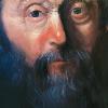 'RENAISSANCE MAN' OIL ON CANVAS 40X40 £700