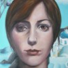 'Calmer'  Oil and acrylic on canvas. 160x110 cm.