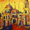 'Monastery 3' Acrylic impasto on canvas. 45x35 cm. Details in the Shop area of the website.