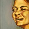 'Smile' Acrylic on cotton. 40x30 cm. Details in the shop area of the site.