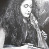 Kelly Thoma, a talented  Greek musician at the Labyrinth Music Workshop in Crete.(Detail)