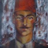 'Fez' Acrylic on canvas 35x30 cms and limited edition prints A4