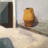 'View of Achlada', Crete, Greece. Acrylic on canvas. 25x15 cm approximately.